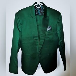 2 Piece Green Custom-Design Suit